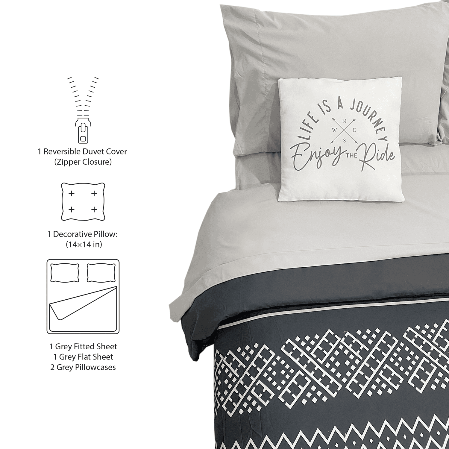 Bed in a Bag – BLACK BOHO